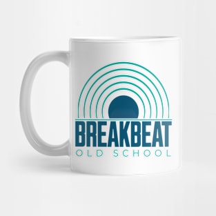 BREAKBEAT  - Old School Records  (Blue) Mug